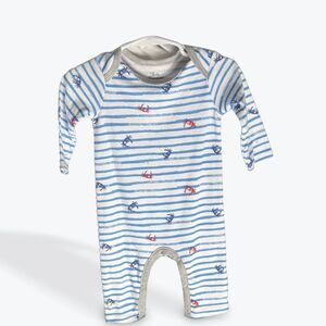 Sleep and play Crab romper - 6 months